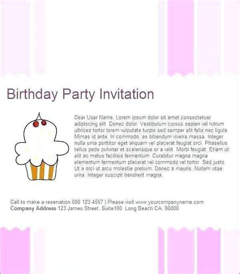 Outlook Party Invitation Template Cards Design Templates