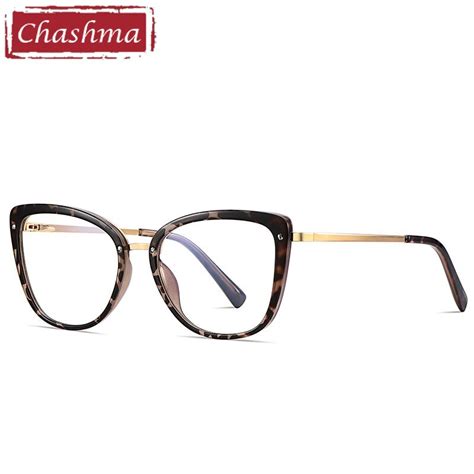chashma eyeglasses cat eye women prescription glasses frame tr90 optical eyewear spectacles