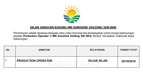 Usains holding sdn bhd (usains) formed in 1998, is the corporate arm of universiti sains malaysia (usm). MN Sunshine Holding Sdn Bhd • Kerja Kosong Kerajaan