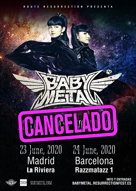 Babymetal Metal Galaxy World Tour Entradas And Info Resurrection