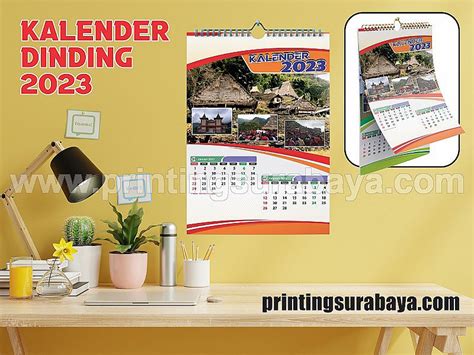 Harga Kalender 2024 Kalender Dinding 2024 • Digital Printing Surabaya