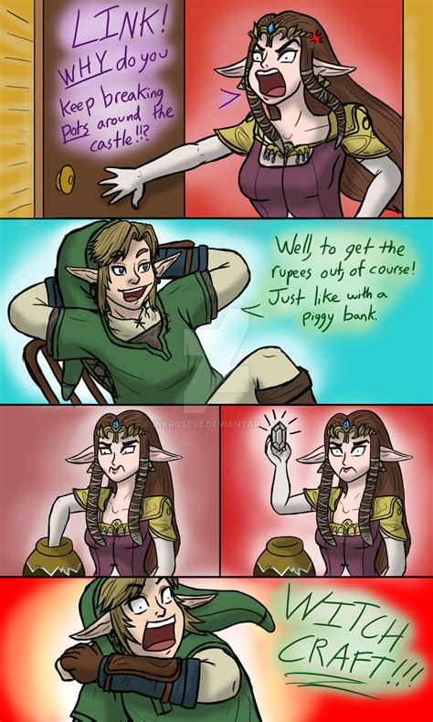 A Comic About Why Link Breaks Pots By Inkrose On Deviantart