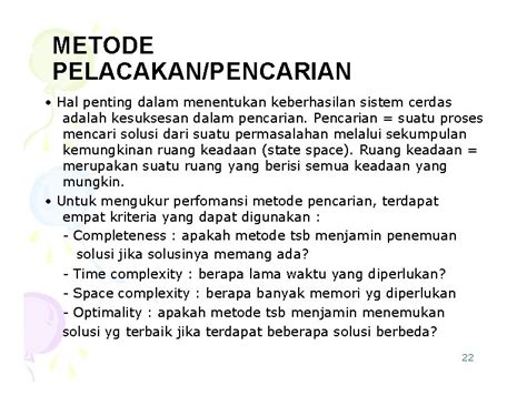 Masalah Dan Metode Pemecahan Masalah Pertemuan 2 Kecerdasan