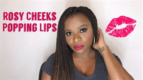 Rosy Cheeks Popping Lips Makeup Tutorial Voiceover Youtube