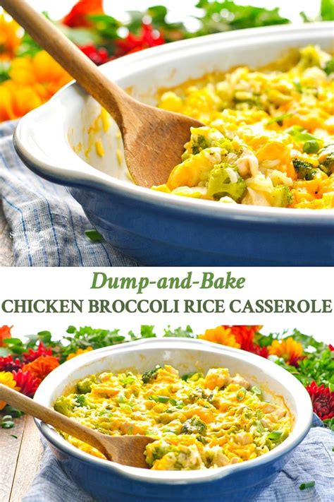 Slow pour over chicken and rice. Dump-and-Bake Chicken Broccoli Rice Casserole | Recipe ...