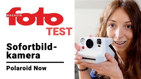 Polaroid Sofortbildkamera Test And Review Der Polaroid Now Youtube