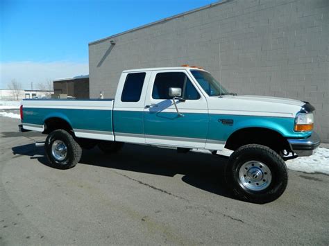Lifted 1995 Ford F250 Supercab Longbed Xlt 4x4 5 Speed Manual 73