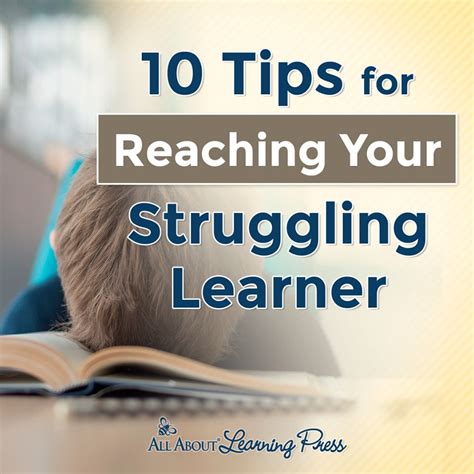 10 Tips For Reaching Your Struggling Learner Free Homeschool Deals