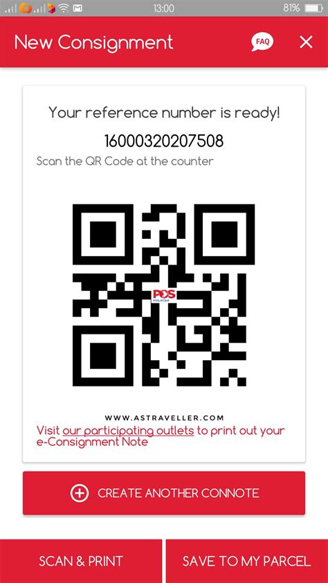 Enter correct tracking information in the tracking box. Pos Laju: E-Consignment Note / E-Nota Konsainan | A k u S ...