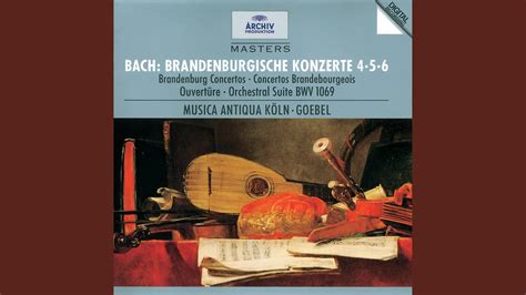 j s bach brandenburg concerto no 6 in b flat major bwv 1051 1 — youtube