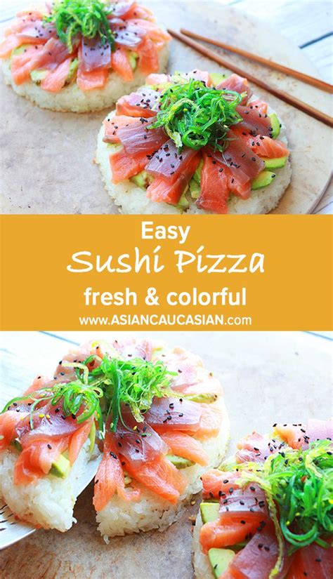 Okonomiyaki, sometimes called japanese pizza or japanese pancake, is one of the best dishes to make if you're a. Sushi Pizza - Gluten-Free and Easy as Pie! - Asian ...