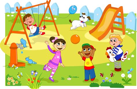 Park Clipart Playground Slide Pencil And In Color Par