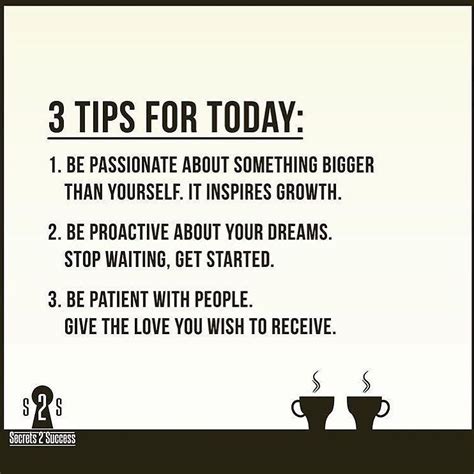 3 Great Tips For The Day Repost From Secrets2success Good Morning