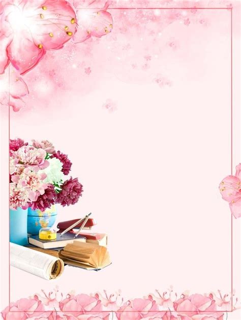 Maybe you would like to learn more about one of these? Fresh Pink Teachers Day Flowers Courier Posters | Flower ...