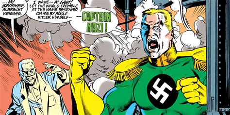 Captain Nazi Dc Comics Captain Marvel Jsa Enemy Profile
