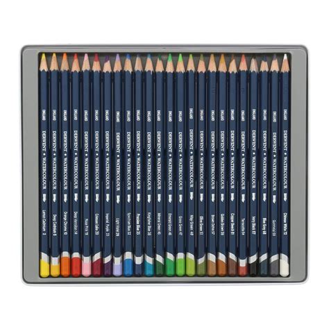 Derwent Artist Watercolor Pencils Assorted Colors Set Of 24 Jerry S