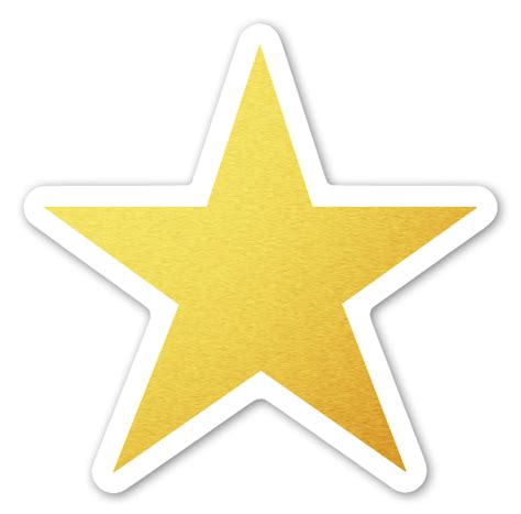 Gold Star Sticker Ubicaciondepersonascdmxgobmx