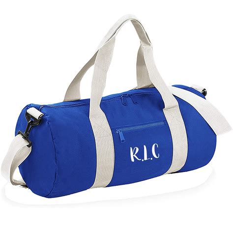 Personalised Gym Bag With Shoulder Strap Embroidered With Etsy Uk