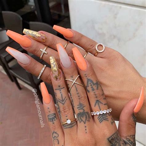 Together think design and make it orange. 43 of the Best Orange Nail Art Ideas and Designs | Page 2 ...