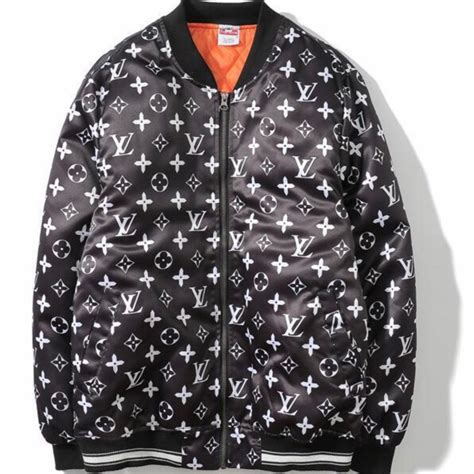 Black Louis Vuitton Winter Jacket Rockstar Jacket