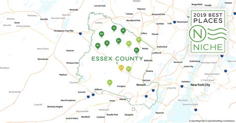 Map Of Essex County Nj Maps For You