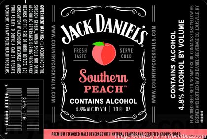 It's also this particular time of the year when the jack daniel's country cocktails line reappears in liquor stores. Jack Daniels - Jack Apple & Southern Peach Country ...