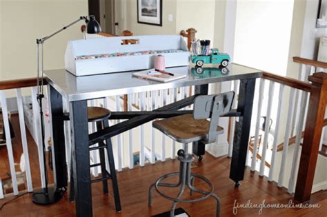 You don't have to spend a ton of money on new furniture for your craft room. 8 DIY Craft Room Furniture Pieces And Organizers - Shelterness