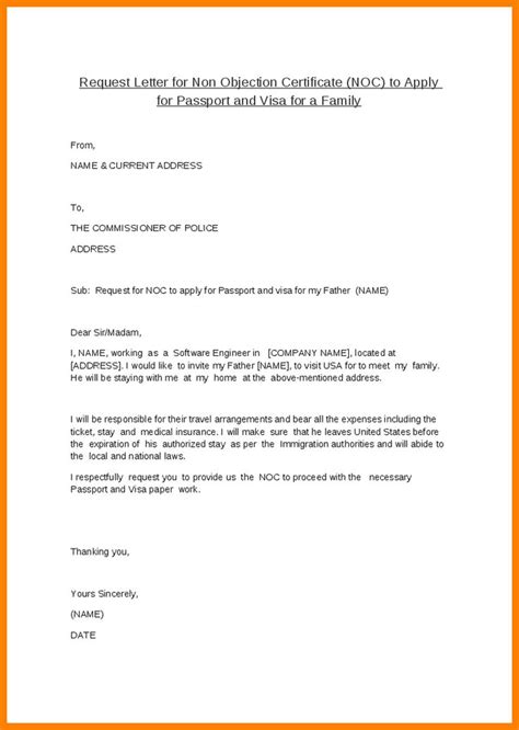 Download noc letter format pdf. Doc Noc Certificate For Passport Objection Letter Job ...