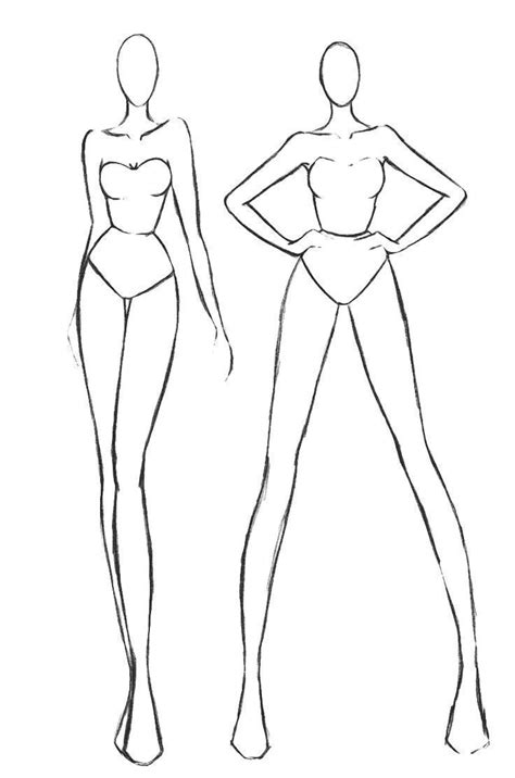 How To Draw Sketches Of Models Sketch Drawing Idea