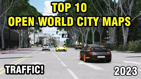 TOP 10 Open World Freeroam CITY Maps With TRAFFIC For ASSETTO CORSA