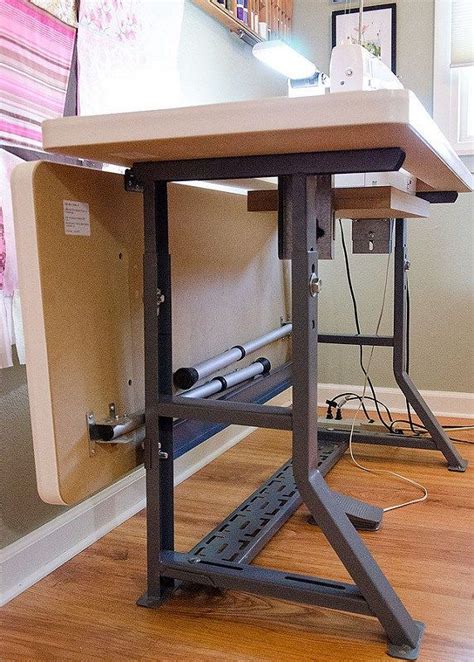 The table is solid and quite heavy, so there is no shaking or vibration while sewing. 15 best DIY Sewing Table images on Pinterest | Sewing ...