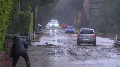 Heavy Rain Brings Fears Of Mudslides Forces Evacuations In California