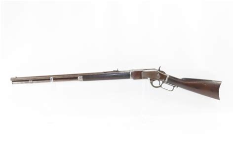 Winchester Model 1873 22 Short Rimfire Rifle 61 Candr Antique002