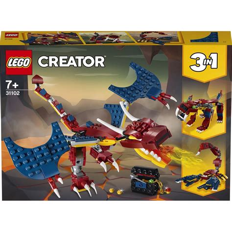 Shipped with usps priority mail. LEGO Creators 31102 Ohnivý drak | Maxíkovy hračky