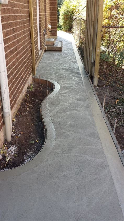 Side House Walkway Solid Concrete Solutions Concrete Walkway Front