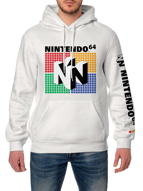 Nintendo 64 Mens And Big Mens Long Sleeve Graphic Hoodie Sizes S 3xl