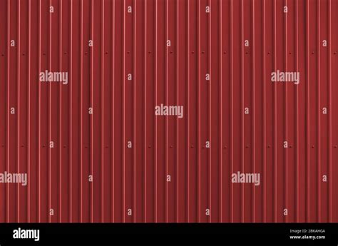 Texture Of Red Metal Roofing Stock Photo Alamy