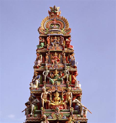 Sri Mariamman Temple Gopuram Photograph By Shaun Higson Pixels