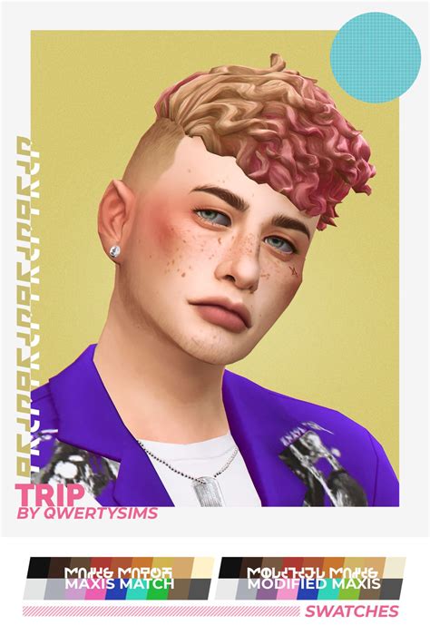 Sims 4 Undercut Hair Male
