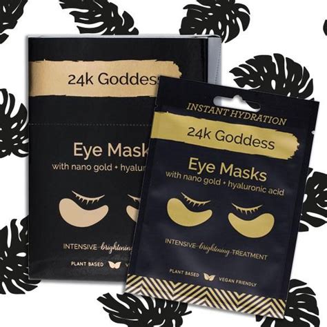 24k goddess active gold eye mask brightening 10 pairs single use gold eye mask gold eyes