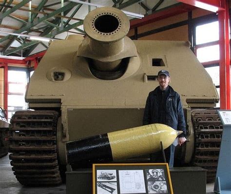 Daily Timewaster The Size Of Sturmtiger Gun Compared To A Human