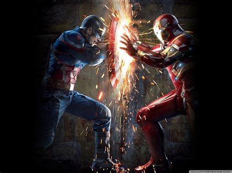 Captain America Vs Iron Man Captain America Wallpaper Captain