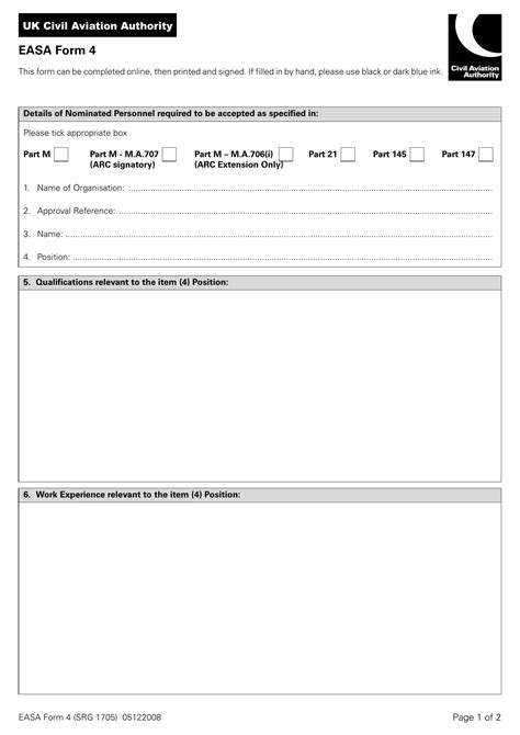 Easa Form 4 ≡ Fill Out Printable Pdf Forms Online