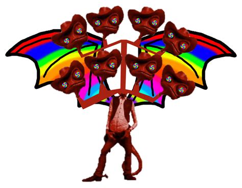 Dark 8 Headed Rainbow Winged Demon Rango By Blacktanknetwork On Deviantart