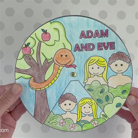 Adam And Eve Craft Garden Of Eden Sunday School Craft Coloring Whe