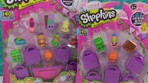 Shopkins Season 2 12 And 5 Pack Opening Unboxing Toy Review Youtube
