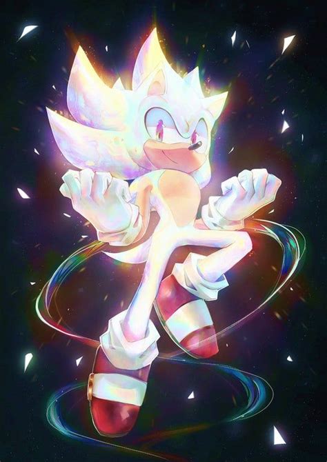 Hyper Sonic By Spacecolonie Sonicthehedgehog Sonic And Shadow