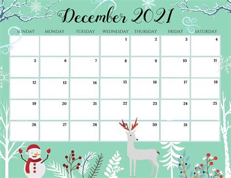 December Calendar 2021 Calendar Planner Calendar Fillable Calendar