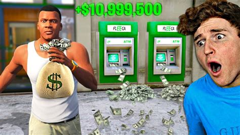 Robbing Every Atm In Gta 5 Millionaire Mod Youtube