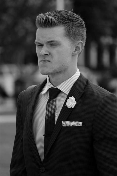 Free Images Man Person Suit Black And White Hair Street